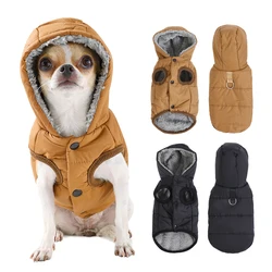 Abrigo impermeable con capucha para perros pequeños y medianos