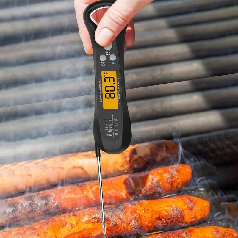 Termómetro Digital para alimentos, herramientas de cocina impermeables para barbacoa y asar a la parrilla, lectura instantánea - imagen 3