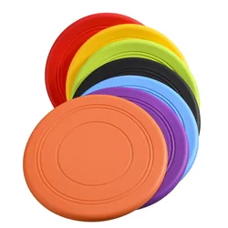 Frisbee volador de silicona para perros – Juguete exterior