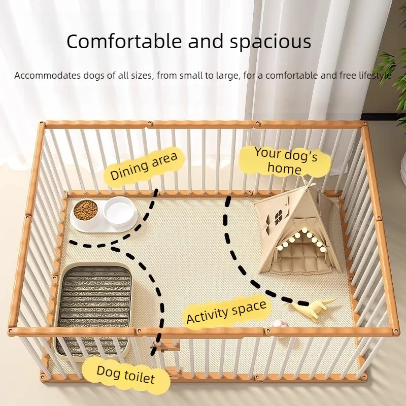Corral para gatos y perros pequeños con doble cerradura estable - imagen 2