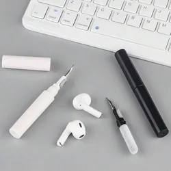 Juego de bolígrafos de limpieza 3 en 1 para auriculares y puertos