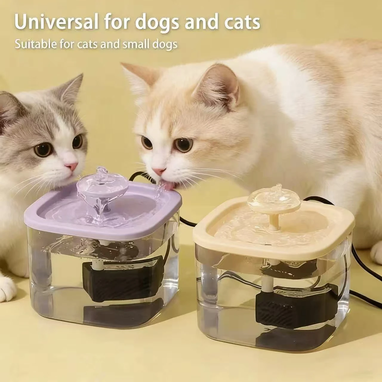 Fuente de agua silenciosa para gatos y perros – 1L automática - imagen 5