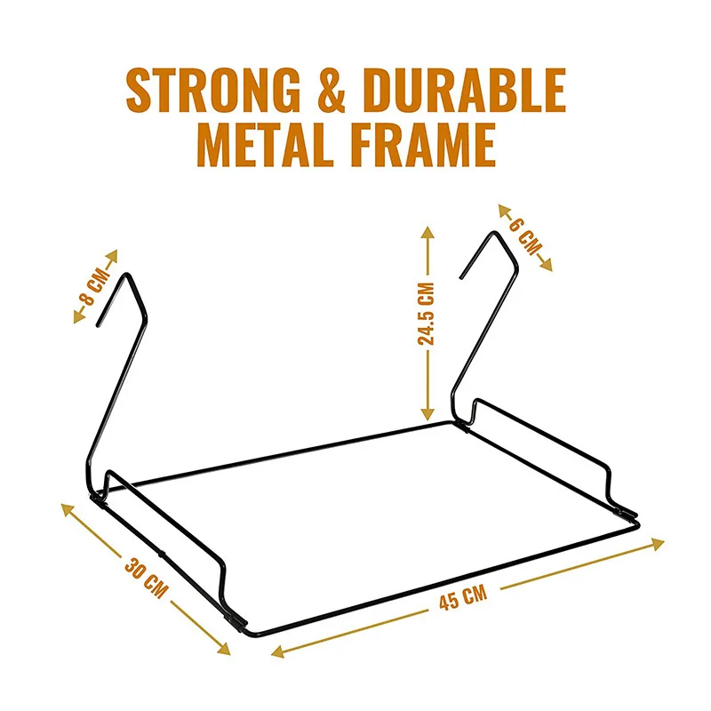 Cama colgante para gatos, hamaca extraíble para gatos, camas para mascotas, banco de radiador, nido para gatitos con marco de Metal resistente y duradero, accesorios para gatos - imagen 4