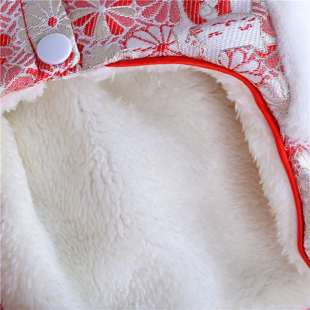 Disfraz navideño de año nuevo chino para Perro, Ropa para mascotas, traje Tang, gato, Chihuahua, Yorkie, abrigo para cachorro - imagen 5