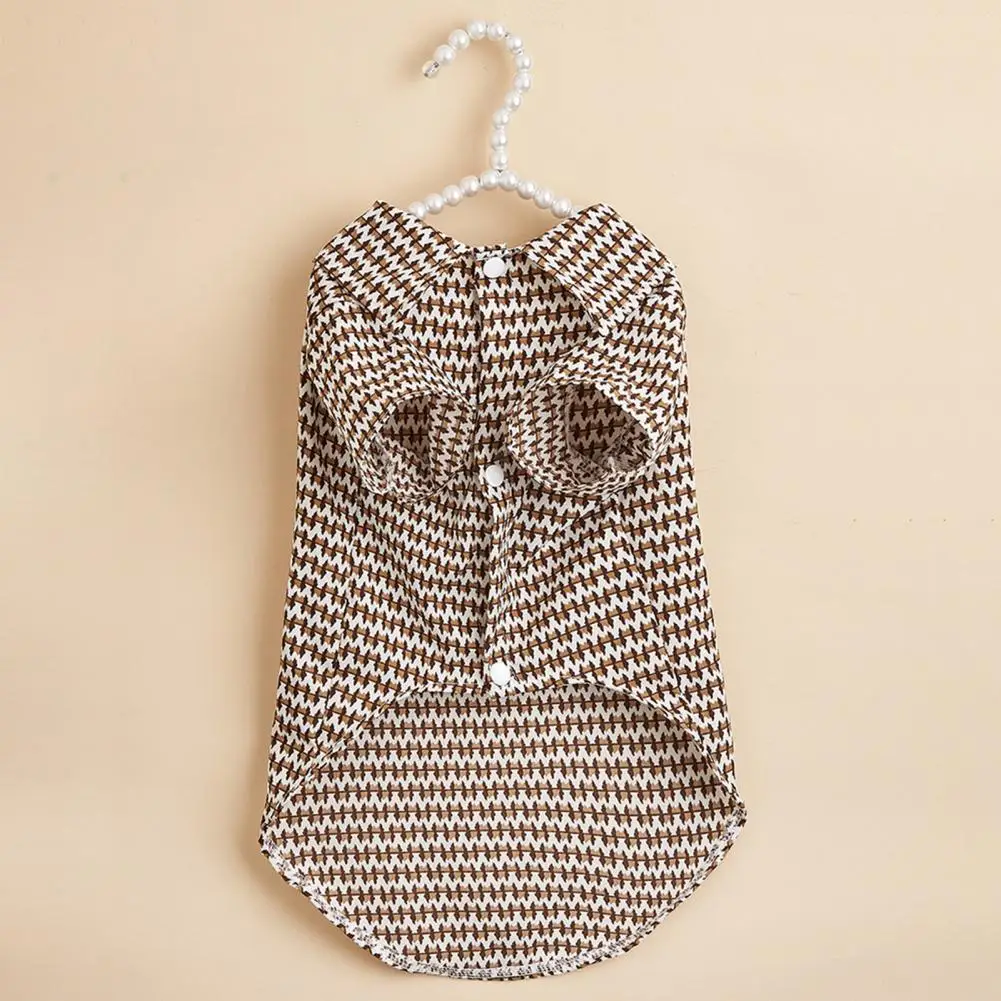 Traje antideformable para mascota, ropa decorativa, rejilla, cómoda - imagen 3