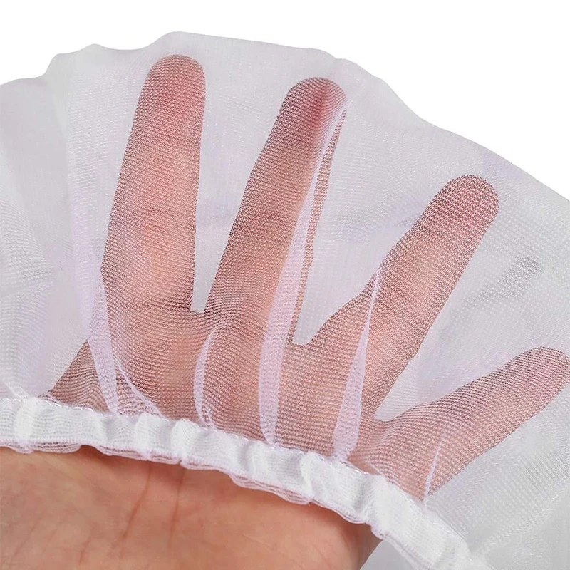 Jaula Universal para pájaros, protector de semillas, cubierta de red, cubierta de red de malla de nailon para loros, jaula aireada, falda elástica para jaulas cuadradas redondas - imagen 5