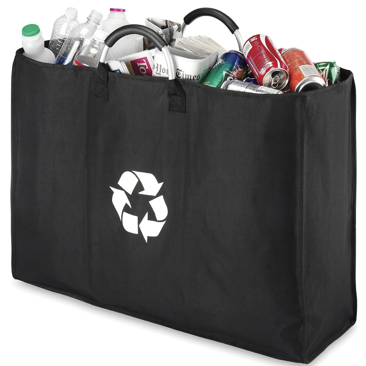 Cesto reciclaje 3 rejillas – Organizador desmontable para hogar - imagen 5