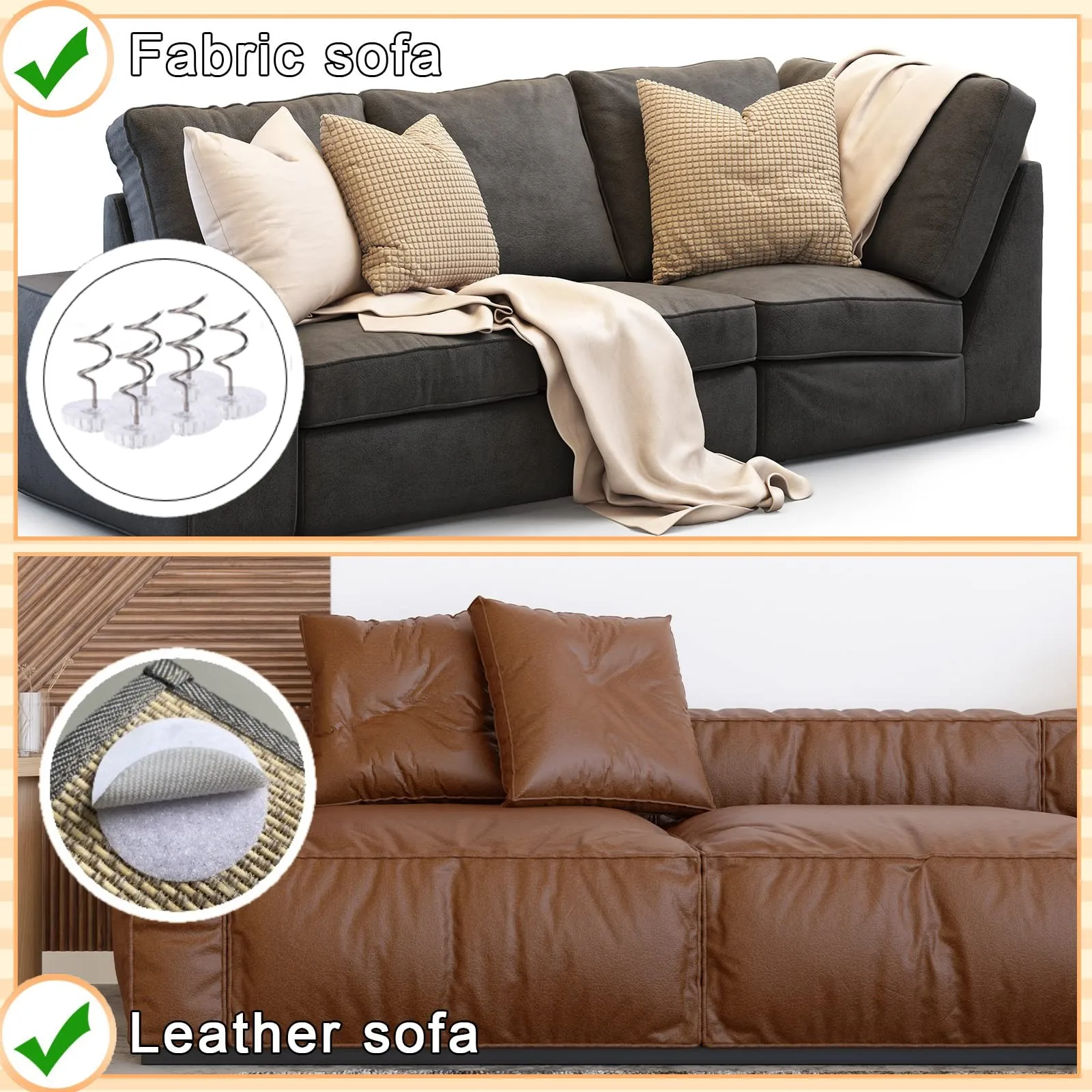 Estera protectora contra arañazos para sofá y gatos, raspador para gatos, poste rascador para árboles, rascador para gatos, esteras para sofá, Protector de muebles - imagen 3