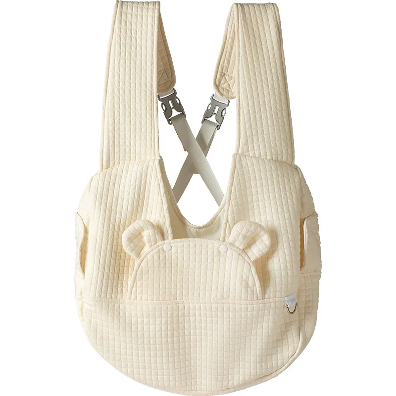 Mochila cómoda para mascotas, bolsa de transporte para perros, viajes al aire libre, transpirable, diseño cruzado, bolsa de pecho, suministros, accesorios para mascotas - imagen 5