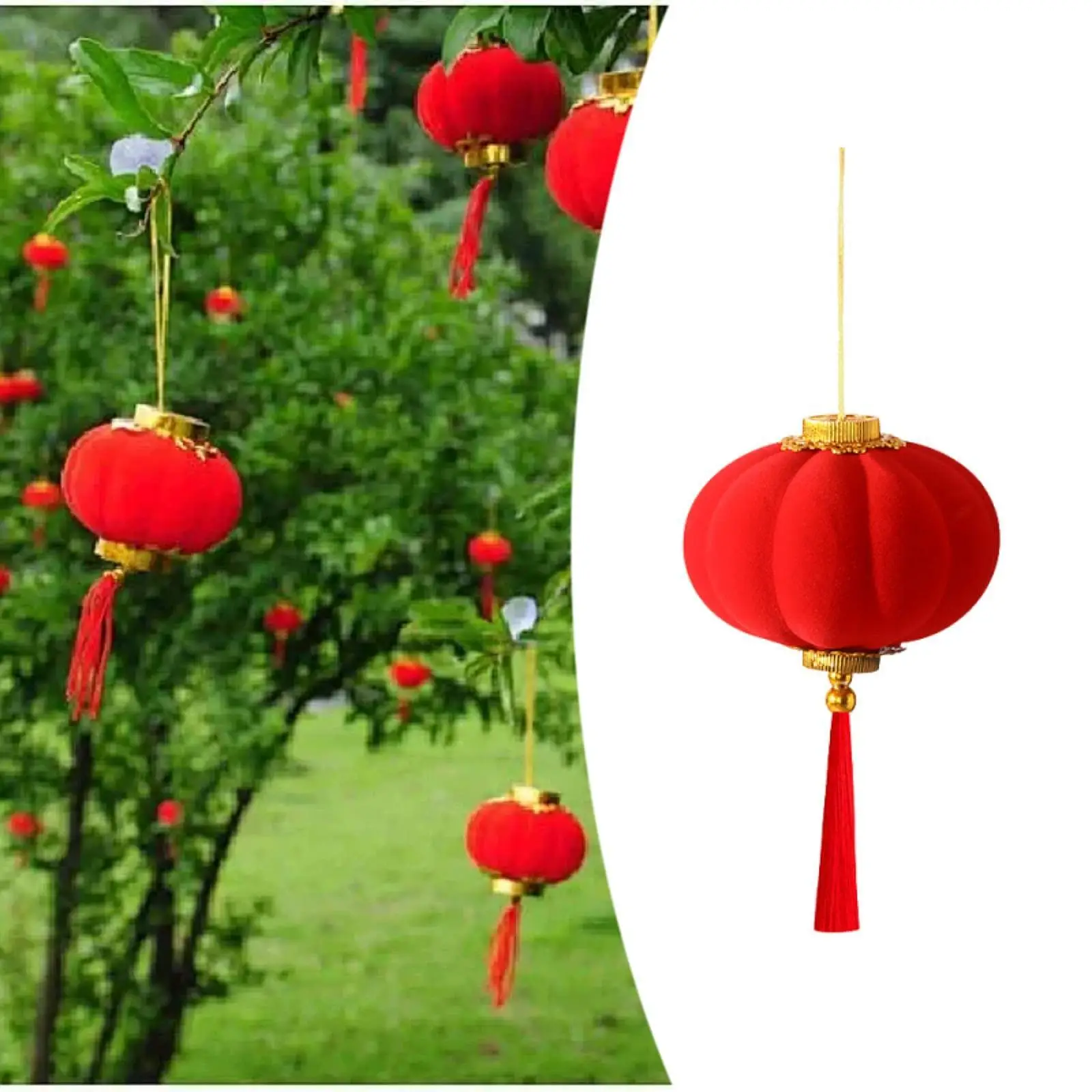 Red Chinese Mini Lanterns Pendant Flocking,Chinese New Year Decoration Hanging Lanterns for China Town Store Office Dragon Boat Red Chinese Mini Lanterns Pendant Flocking,Chinese New Year Decoration Hanging Lanterns for China Town Store Office Dragon Boat