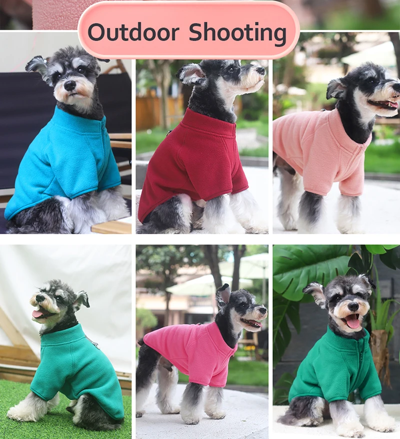 Ropa de lana para perros pequeños, chaqueta cálida de invierno para cachorros y gatos, disfraz de Chihuahua, trajes de Bulldog Francés, abrigo de Pug, chaleco Yorkie - imagen 2