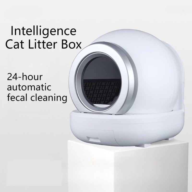 Caja de arena automática para gatos, caja de arena para gatos autolimpiante inteligente, inodoro automático cerrado para gatos, caja de arena para gatos de gran capacidad - imagen 2
