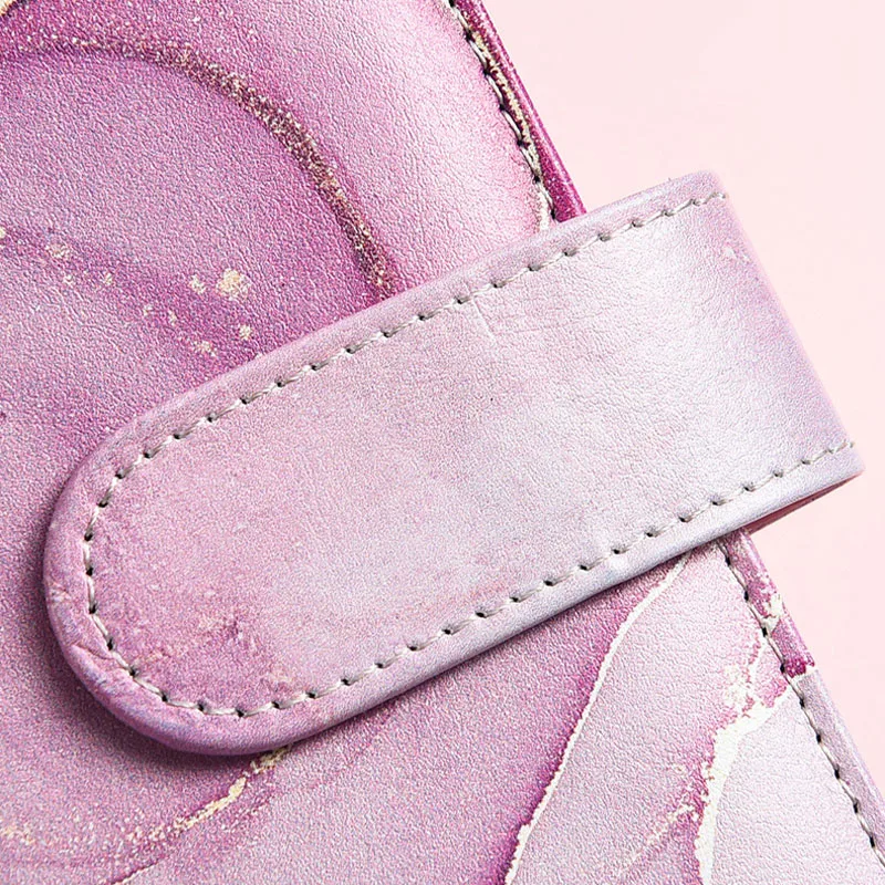 Carpeta de presupuesto de cuero PU A6, conjunto de sistema de sobres de efectivo para cuaderno, de carpeta para ahorro de dinero con bolsillos, organizador de facturas, 2023 - imagen 5