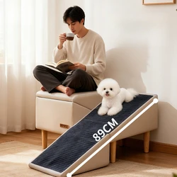 Rampa para perros y gatos antideslizante y plegable multifunción