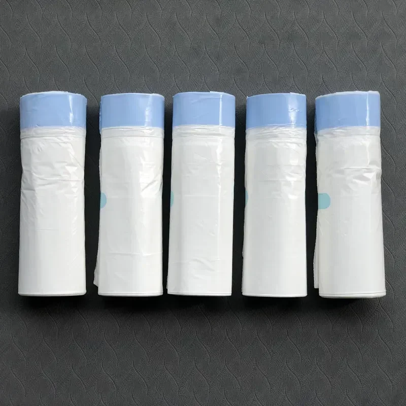 3 rollos adecuados TONEPIE, caja de arena automática para gatos, bolsa de revestimiento para evitar olores, bolsas de basura, bolsas de basura para recoger huecos, bolsas de arena para gatos fuertes y gruesas - imagen 5