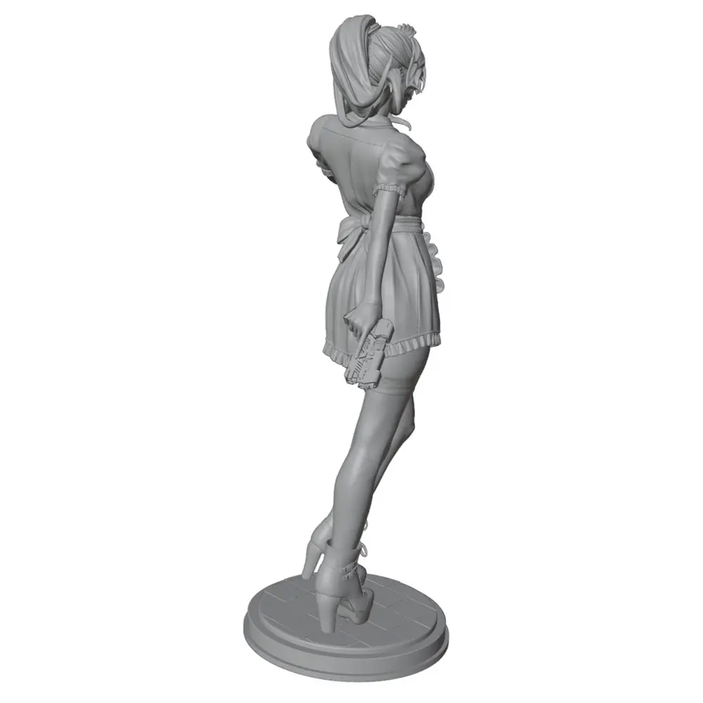 Miniatura resinada 75mm – Camarero pelo largo para coleccionistas - imagen 5