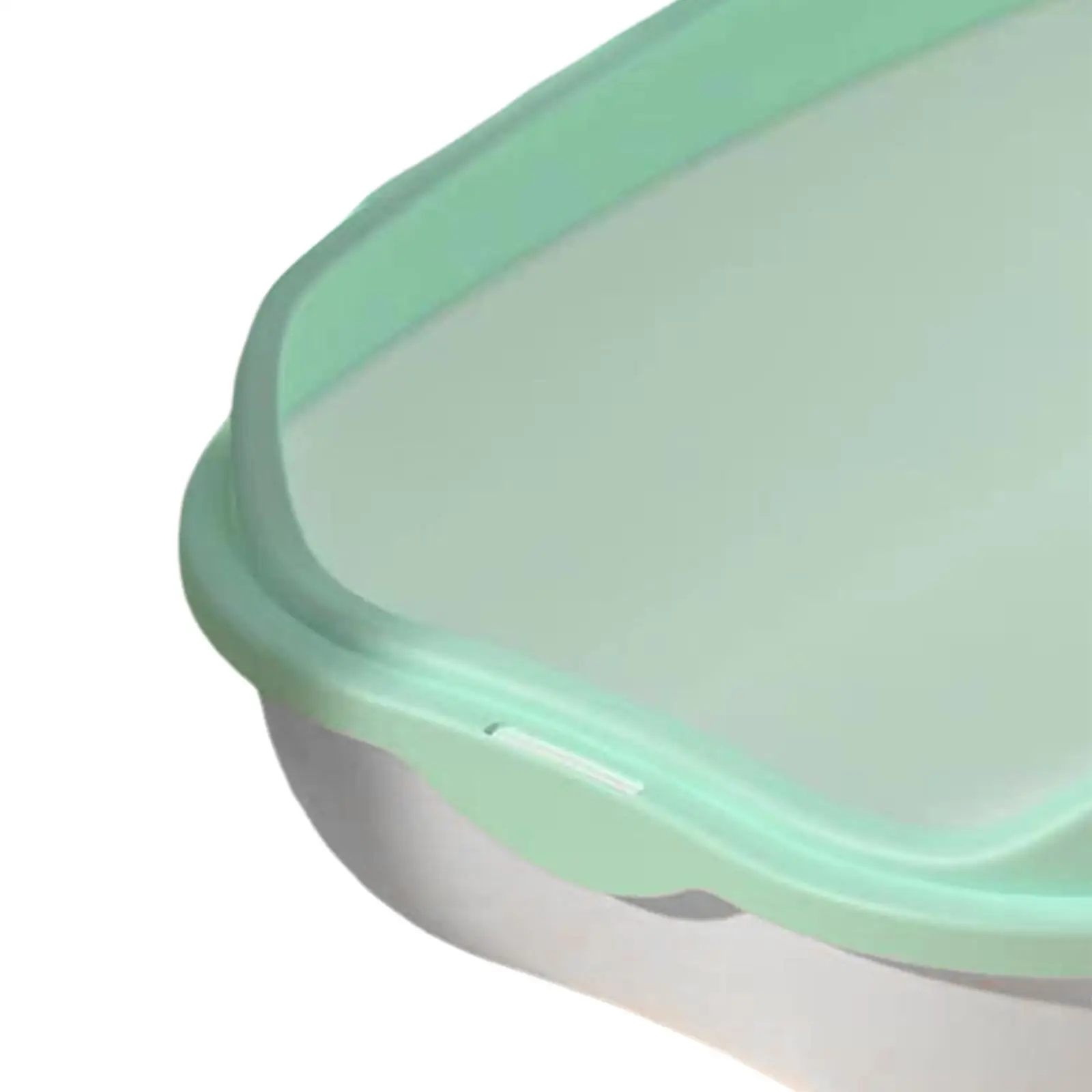 Bandeja semicerrada antisalpicaduras para gatos, suministros para gatos - imagen 5