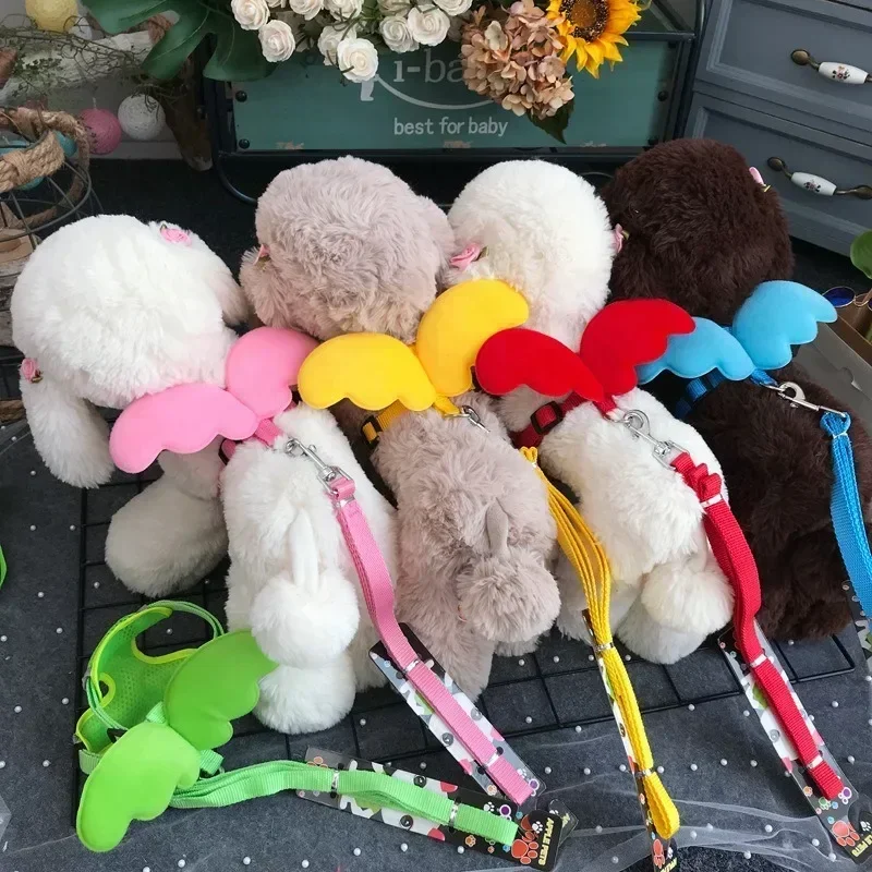 Cuerda de tracción para perro, Collar táctico con alas de Ángel, arneses militares, reflectantes, transpirables - imagen 3