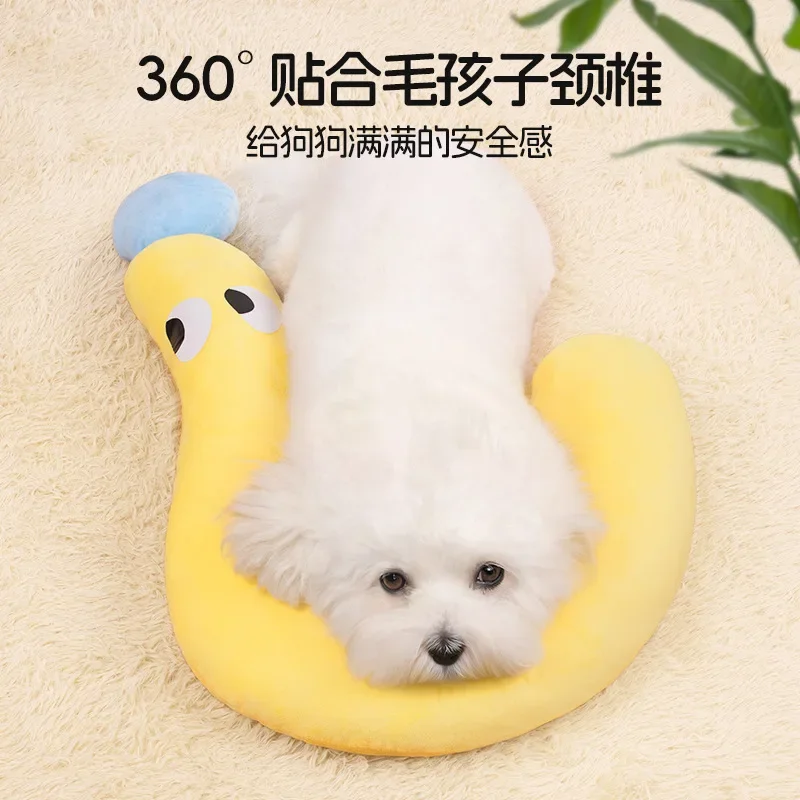 Nuevos almohadas para perros, signo de interrogación, cojín Universal para mascotas para las cuatro estaciones, almohada para el cuello, almohada pequeña para dormir para gatos, almohadas para mascotas, suministros para gatos - imagen 4