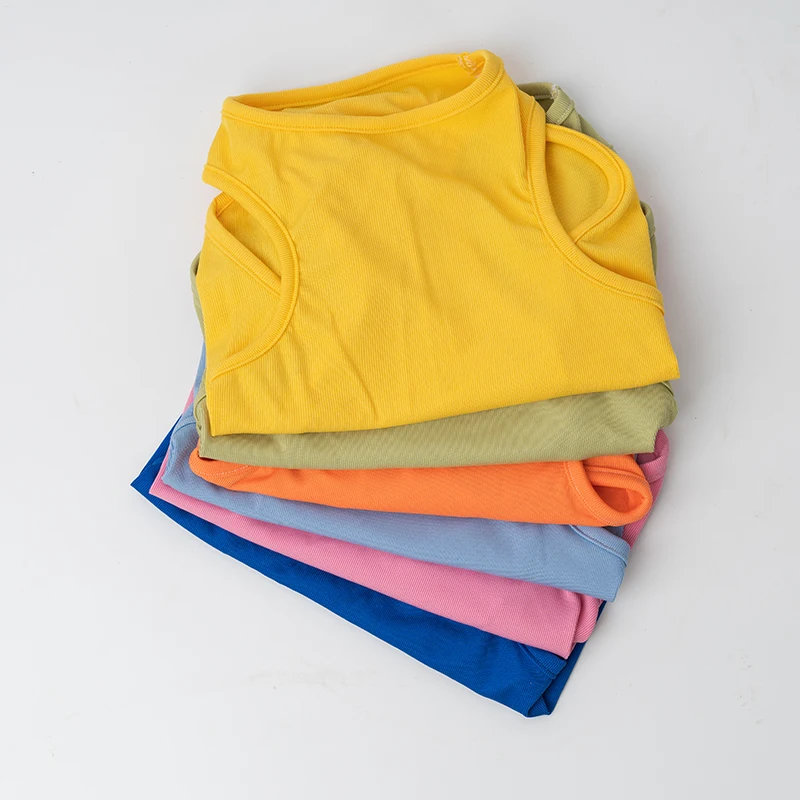 Camiseta transpirable para perros Primavera Verano Schnauzer Teddy Dog Colling chaleco cachorro protector solar camisetas verano pequeños medios ropa para perros - imagen 5