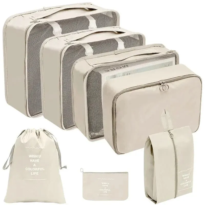 Set de bolsas organizadoras de viaje: 7 o 10 piezas - imagen 3