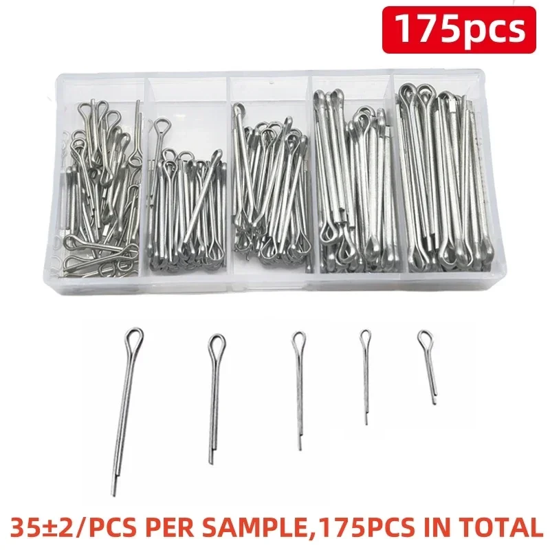 Juego de pasadores de chaveta de 175/350 piezas: ¡conexiones seguras y confiables garantizadas! - imagen 5