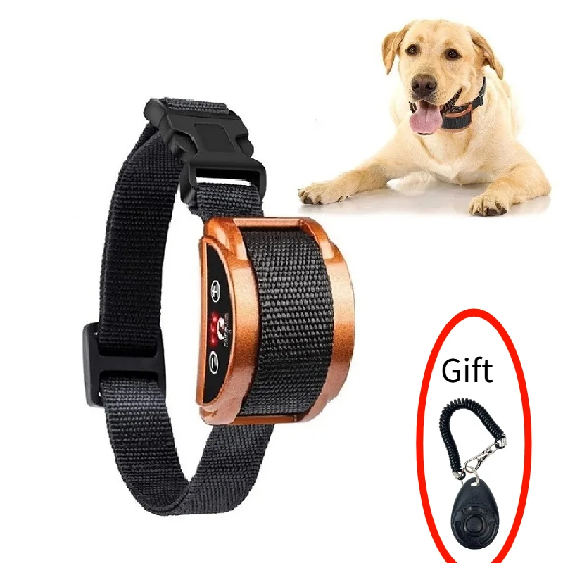 Collar antiladridos automático para perros, Collar de entrenamiento para mascotas, dispositivo de alarma sin ladridos, Collar antiladridos de descarga eléctrica, recargable, resistente al agua - imagen 2