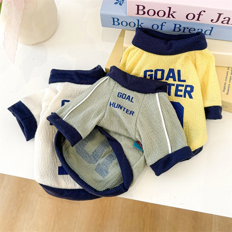 Ropa deportiva de verano para perros pequeños y medianos, camiseta ligera con protección UV para Gato, monos de manga corta para Bulldog Francés - imagen 3