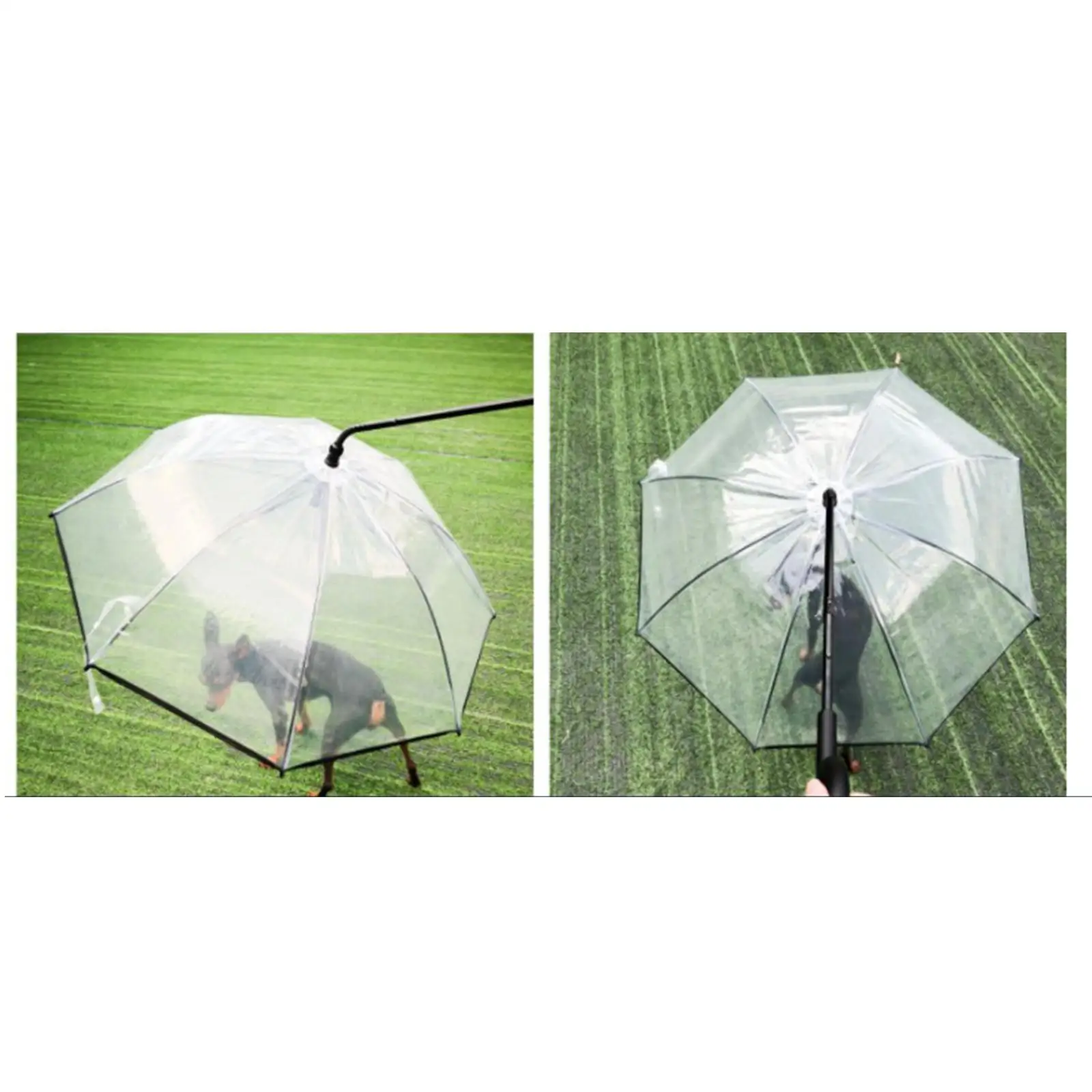 Dog Umbrella with Leash Dog Dry Walking Waterproof Sleet Snow Rain Raincoats