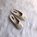 white slippers