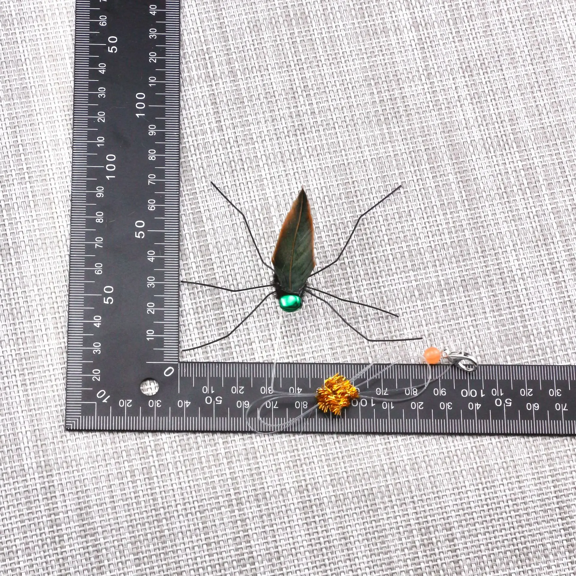 2 uds/3 uds mezcla de pluma de mosquito simulada juguete para gatos accesorios de repuesto divertido palo para gato Teaser juguete para mascotas - imagen 2