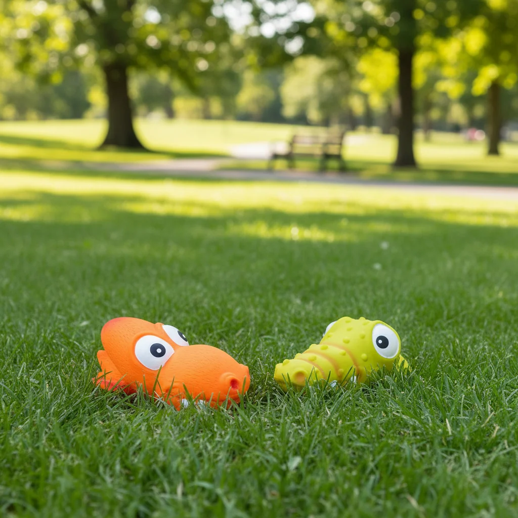 Juguete interactivo para perros chirriantes, juguete duradero para masticar, rechinar los dientes, suministros para mascotas para cachorros, perros pequeños y medianos, recién llegado