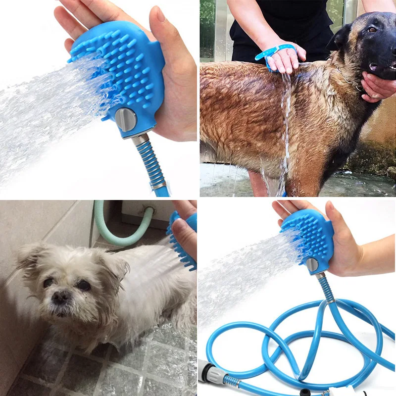 Guante cepillo para bañar perros y gatos – cerdas de silicona - imagen 3