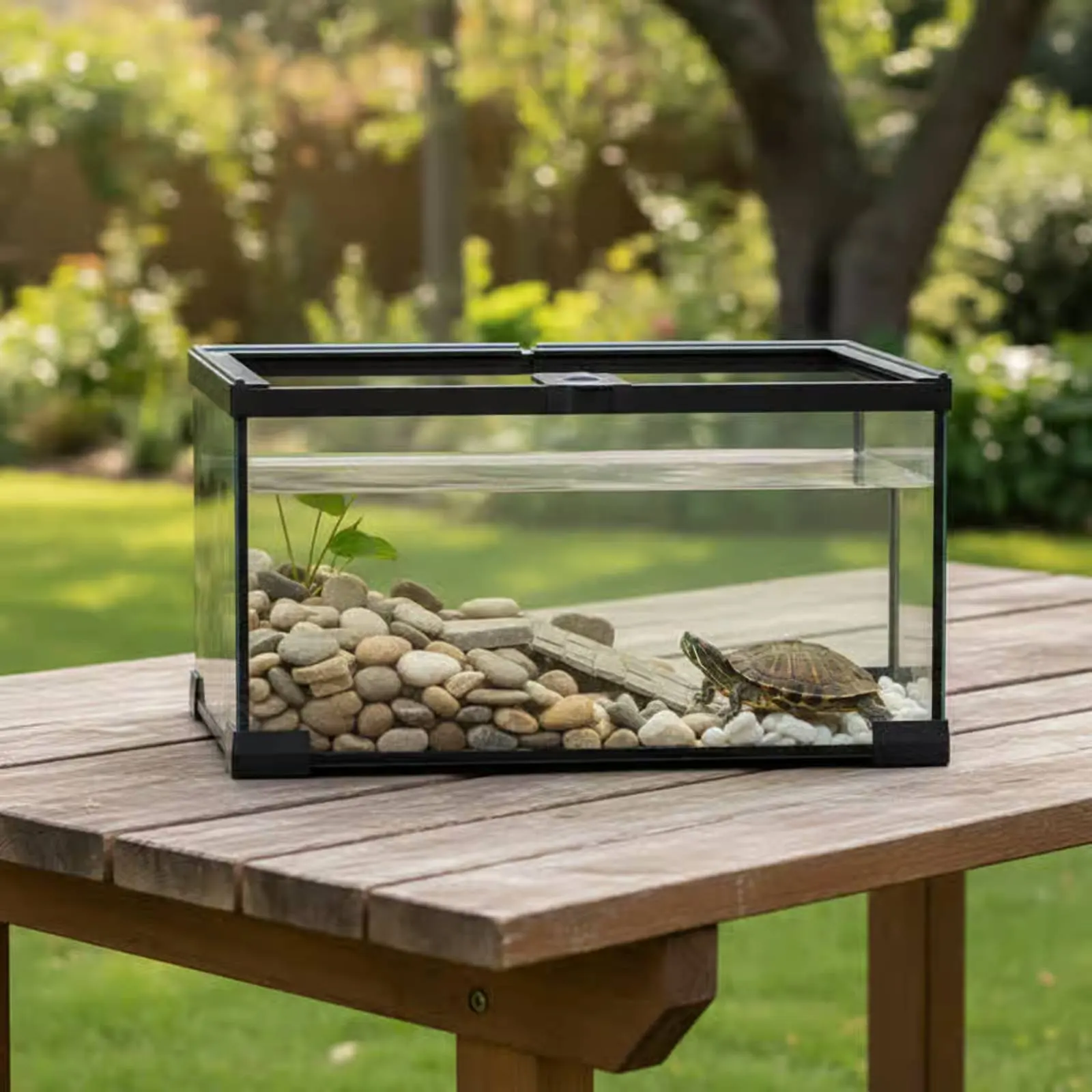 Terrario para geckos y arácnidos con vidrio panorámico antifuga robusto - imagen 5