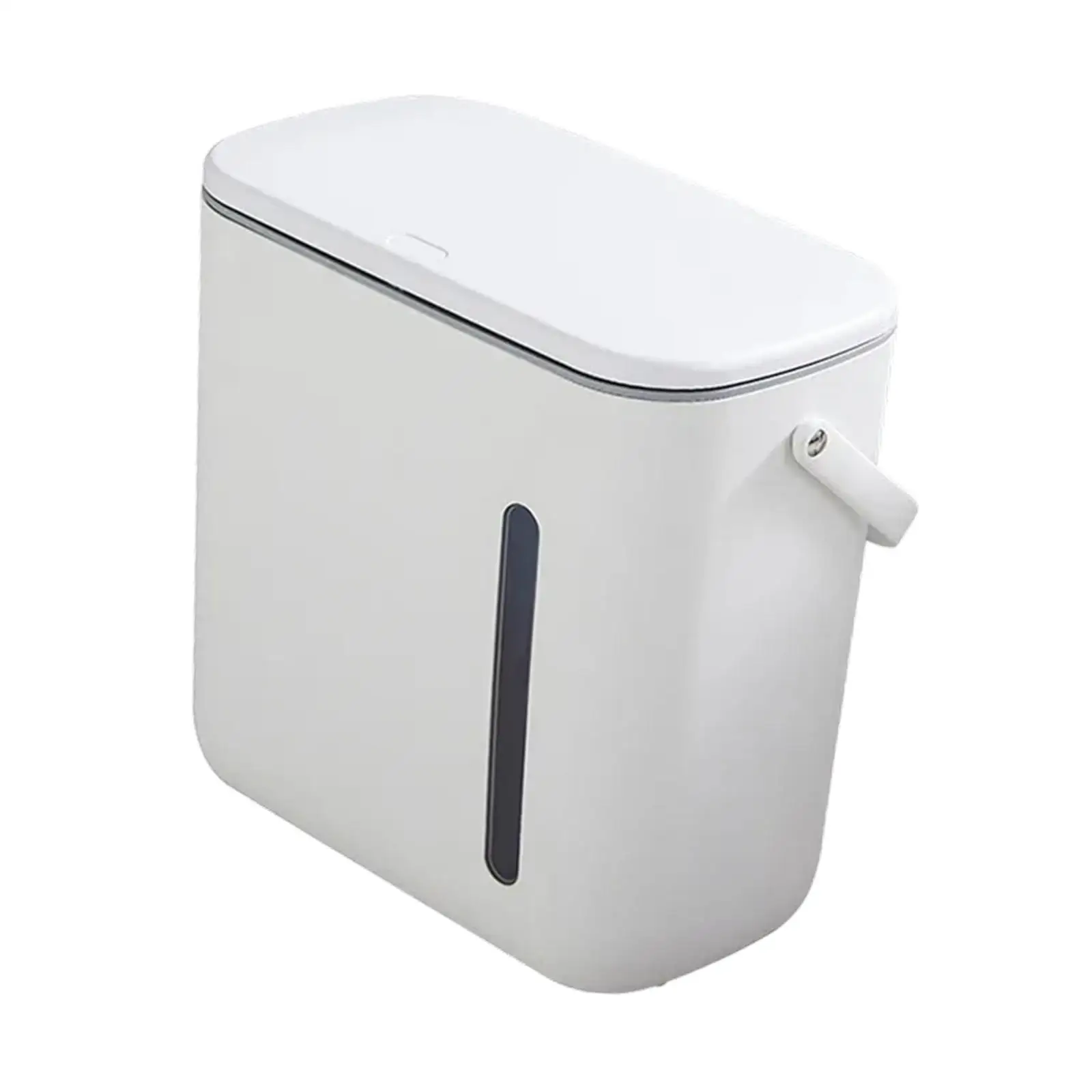 Cubo de basura con tapa, cubo de basura con cubo para té, compartimentos dobles, cubo de basura para oficina, dormitorio, baño, RV, sala de estar - imagen 4