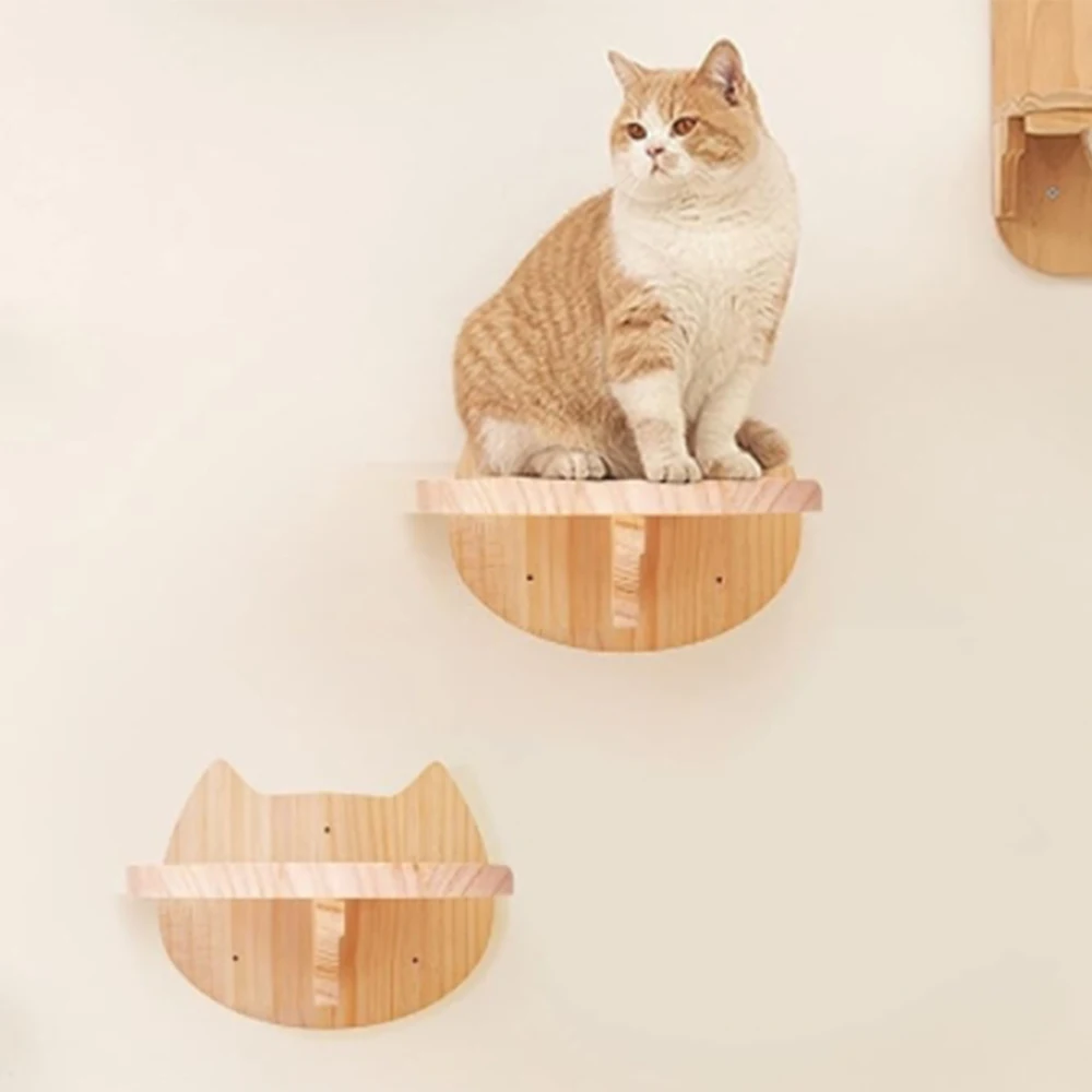 Escalera de escalada para gatos, poste de rascado para colgar en la pared, hamaca para gatos, muebles de árbol, garra de molienda, Pedal para saltar, juego para dormir - imagen 5