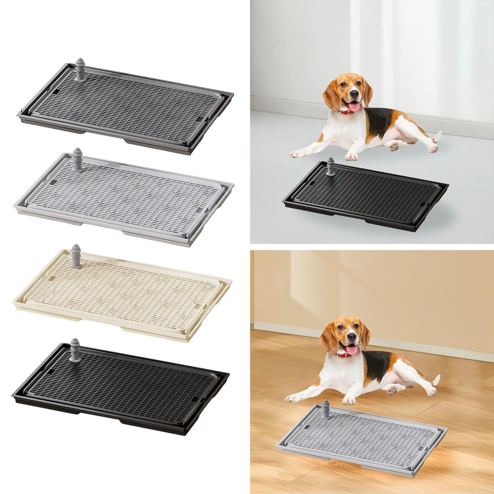 Rejillas de malla para inodoro para perros, inodoro para actividades al aire libre, soporte portátil para almohadilla de entrenamiento para mascotas, bandeja para orinal, bandeja para arena, conejito, otros mascotas - imagen 4