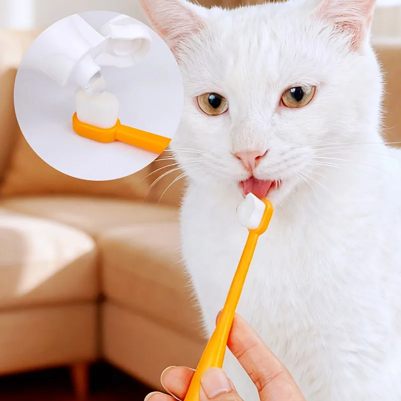 Cepillo dental para perros y gatos – Cuidado bucal efectivo - imagen 2