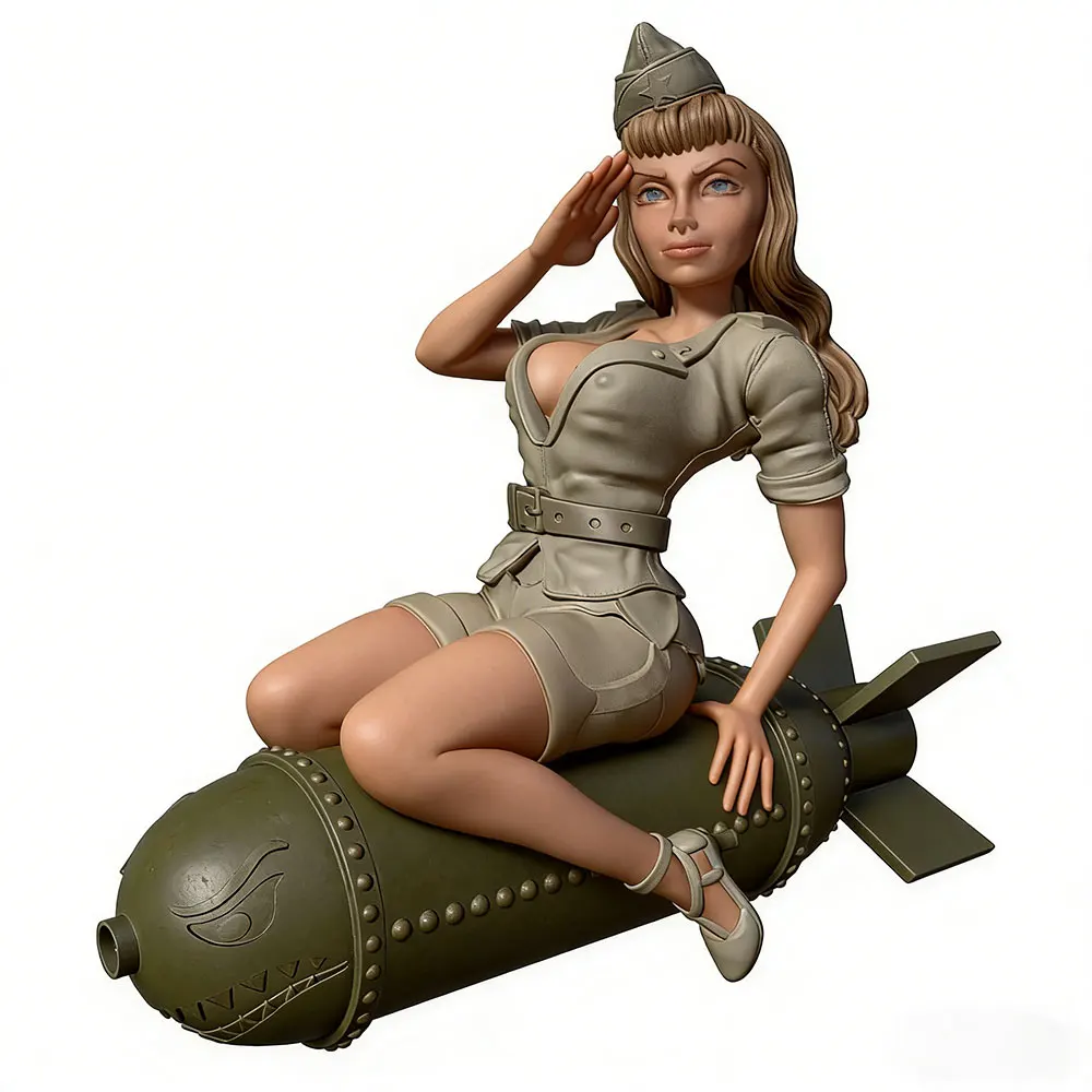 Figura resina miniatura sin pintar para juegos rol y coleccionismo - imagen 5