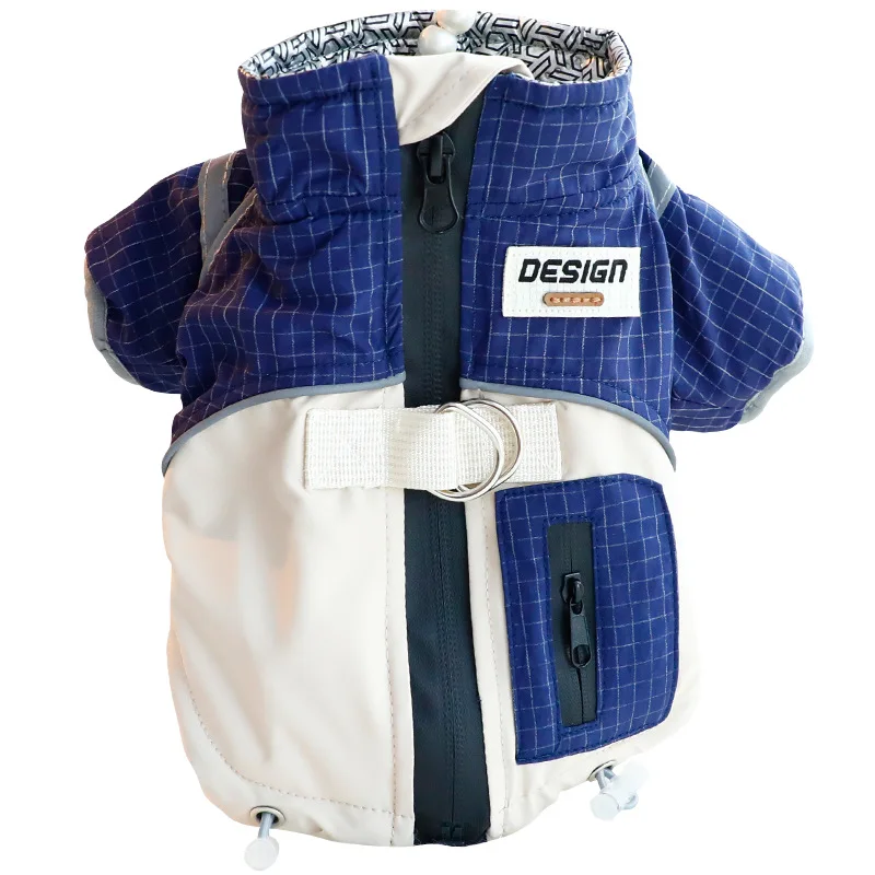 Chaqueta de plumón de viaje al aire libre de invierno para perros pequeños: traje grueso cálido y resistente al frío a 3 pruebas para mascotas - imagen 5