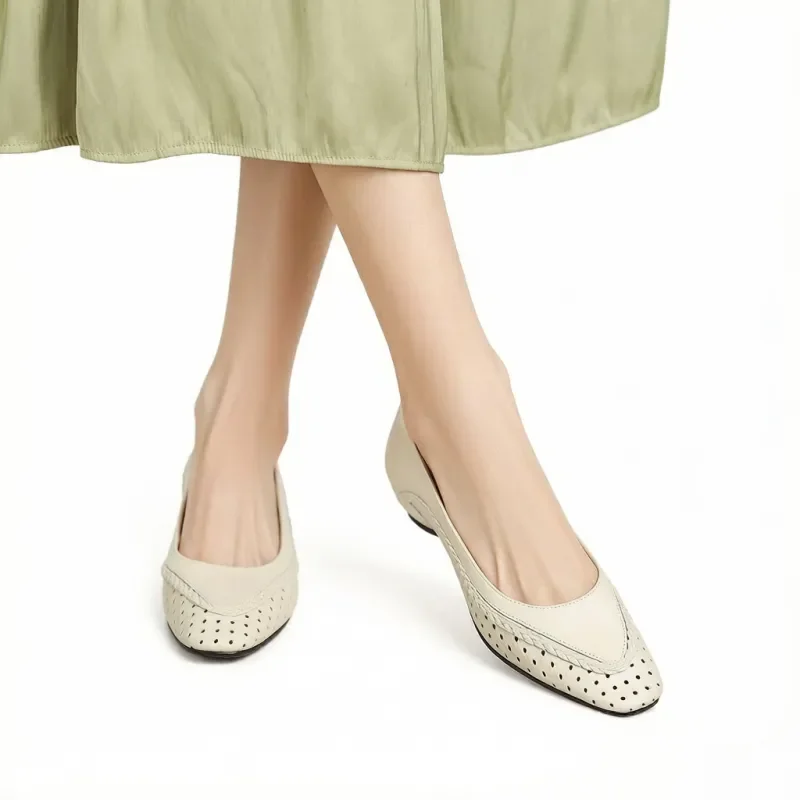 Botines para gatos y perros tacón cuadrado retro – Corte bajo - imagen 5