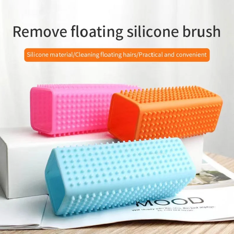 Removedor de cepillo de pelo de perro de goma hueca de silicona, muebles de coches, alfombra, cepillo limpiador de ropa para perros, suministros para mascotas, removedor de pelo de perro - imagen 3