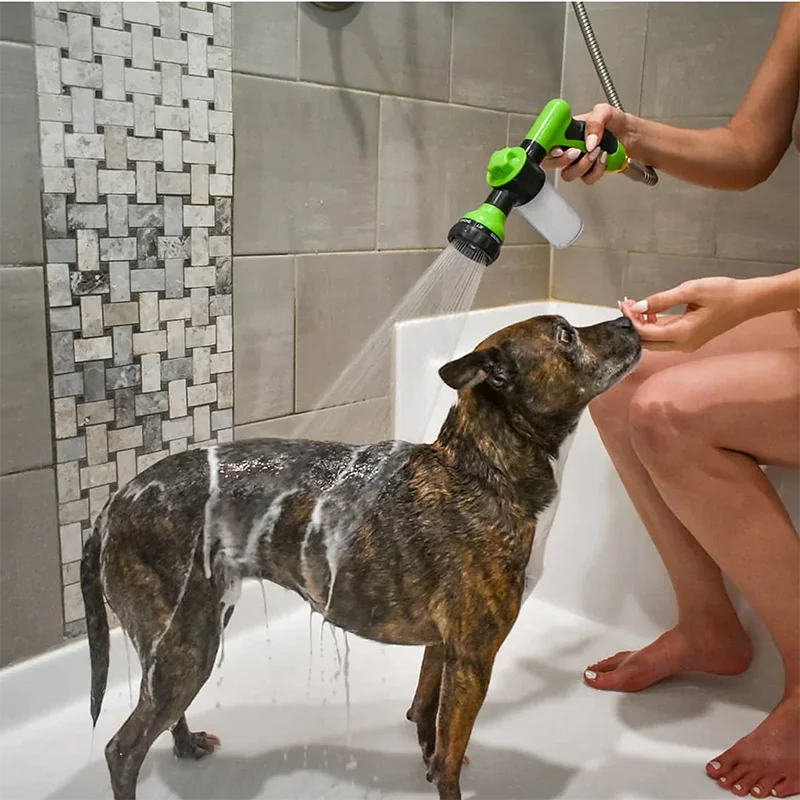Pulverizador de alta presión para ducha de perro, pistola ajustable para lavado de mascotas, limpieza de baño, espuma de agua, jabón, herramienta de limpieza para perros, accesorios para perros - imagen 3