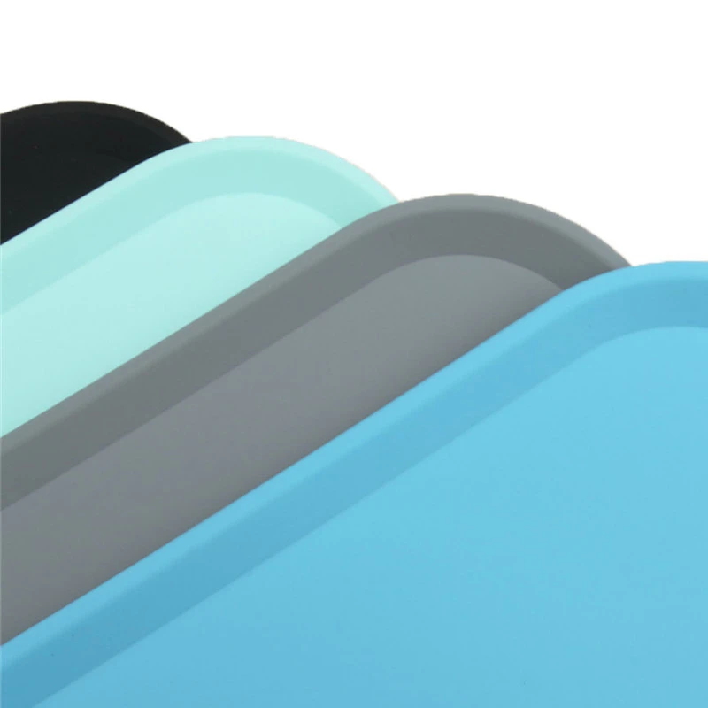 Estera impermeable de invierno para mascotas, almohadilla de silicona de Color sólido para comida de mascotas, cuenco para mascotas, estera para beber, mantel de alimentación para perros, fácil lavado - imagen 3