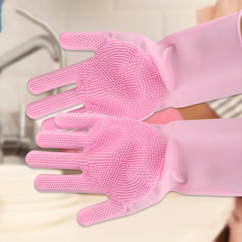 Guantes mágicos para limpieza de mascotas, esponja de silicona para quitar el vello de perros y gatos - imagen 2