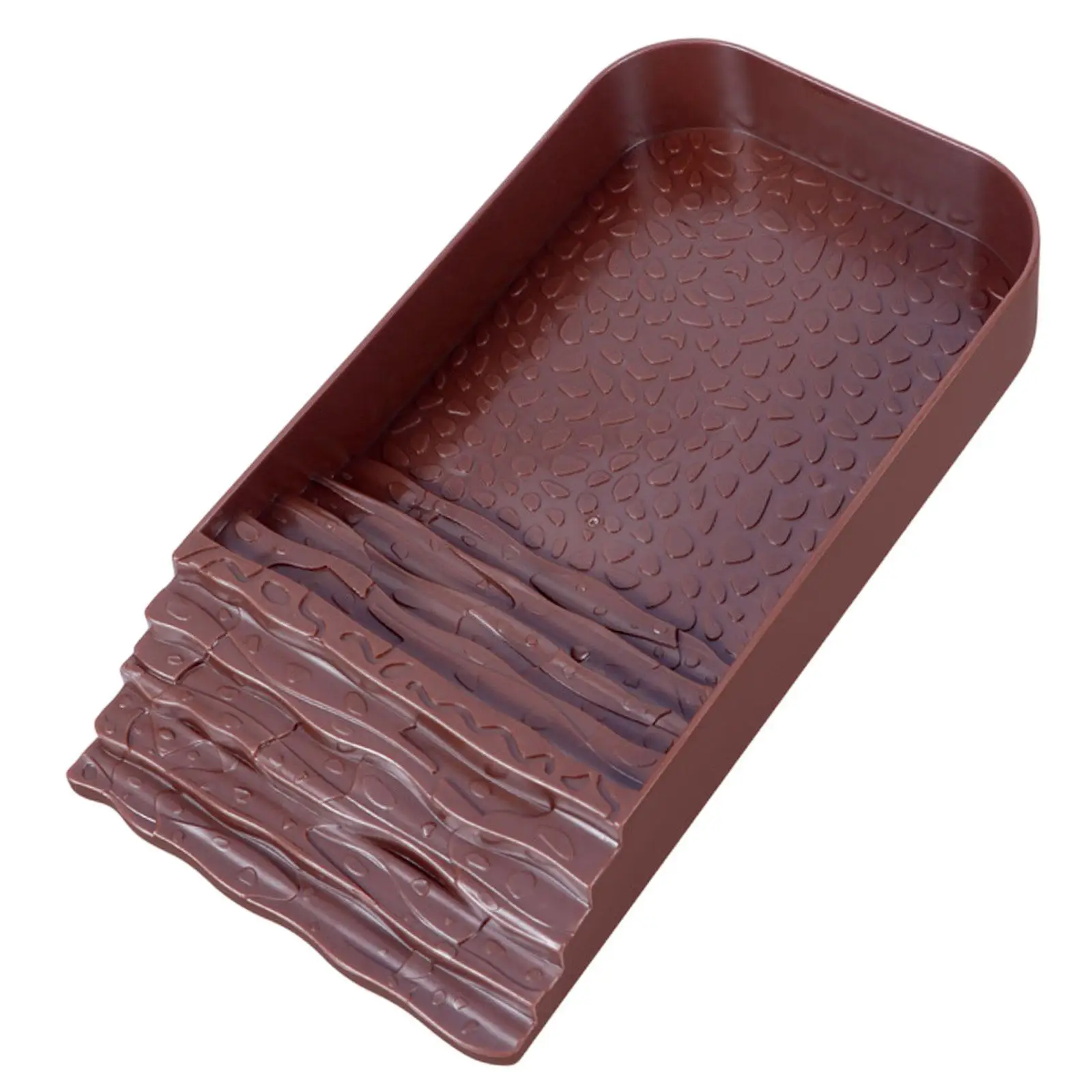 Turtle Food Bowl Tortoise Feeder Reptile Bath Pool for Scorpion Gecko Snake