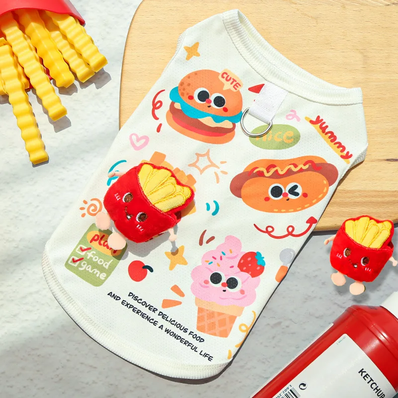 Chaleco refrescante de seda helada para perros y gatos, camisa ligera y transpirable de verano para mascotas para perros pequeños y medianos - imagen 4