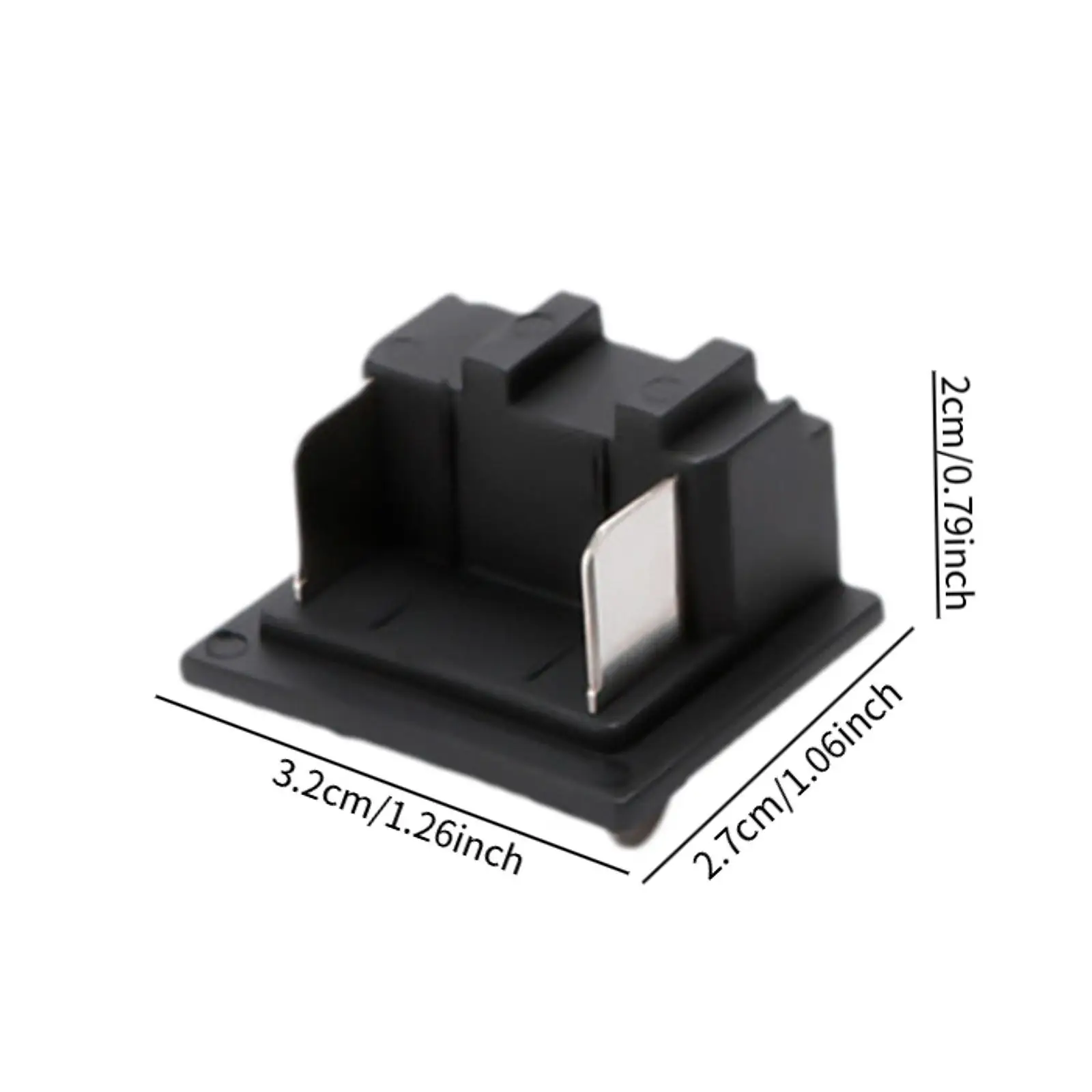 Battery Connector Terminal Block Copper Conductive Sheet Quality Portable Sturdy Stable for 18V Converter Replacement Battery Connector Terminal Block Copper Conductive Sheet Quality Portable Sturdy Stable for 18V Converter Replacement