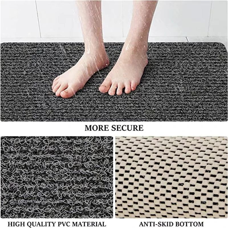 Alfombrilla de baño antideslizante con drenaje para gatos y perros - imagen 3