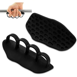 Guantes silicona para levantamiento pesas antideslizantes protección
